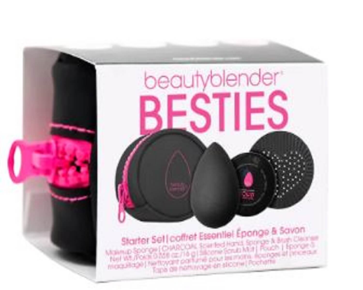 THE ORIGINAL BESTIES CHARCOAL (SET DE ESPONJAS FACIALES)